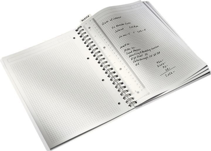 Immagine prodotto Leitz Libro a spirale WOW (A4, Quadretti, Copertina morbida)