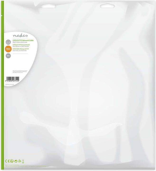 Produktbild Nedis Netzwerkkabel (S/FTP, CAT6, 20 m)