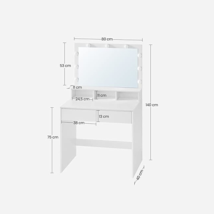 Immagine prodotto Vasagle Sarah (80 x 40 x 140 cm)