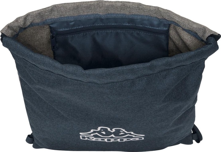 Produktbild Kappa Rucksacktasche mit Bändern Dark navy Grau Marineblau 35 x 40 x 1 cm