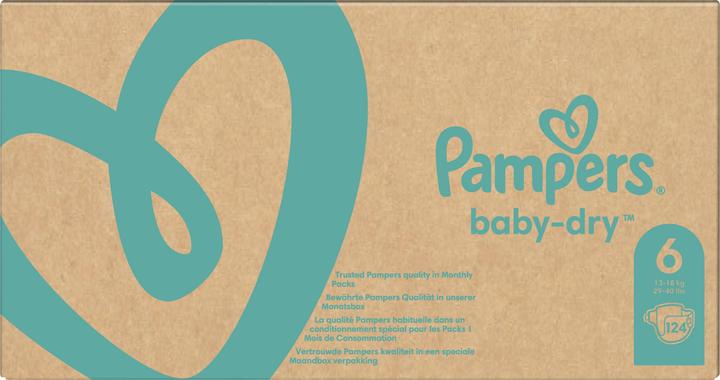 Productafbeelding Pampers Baby-Dry (Gr. 6, Maandelijks pakket, 124 Stuk)
