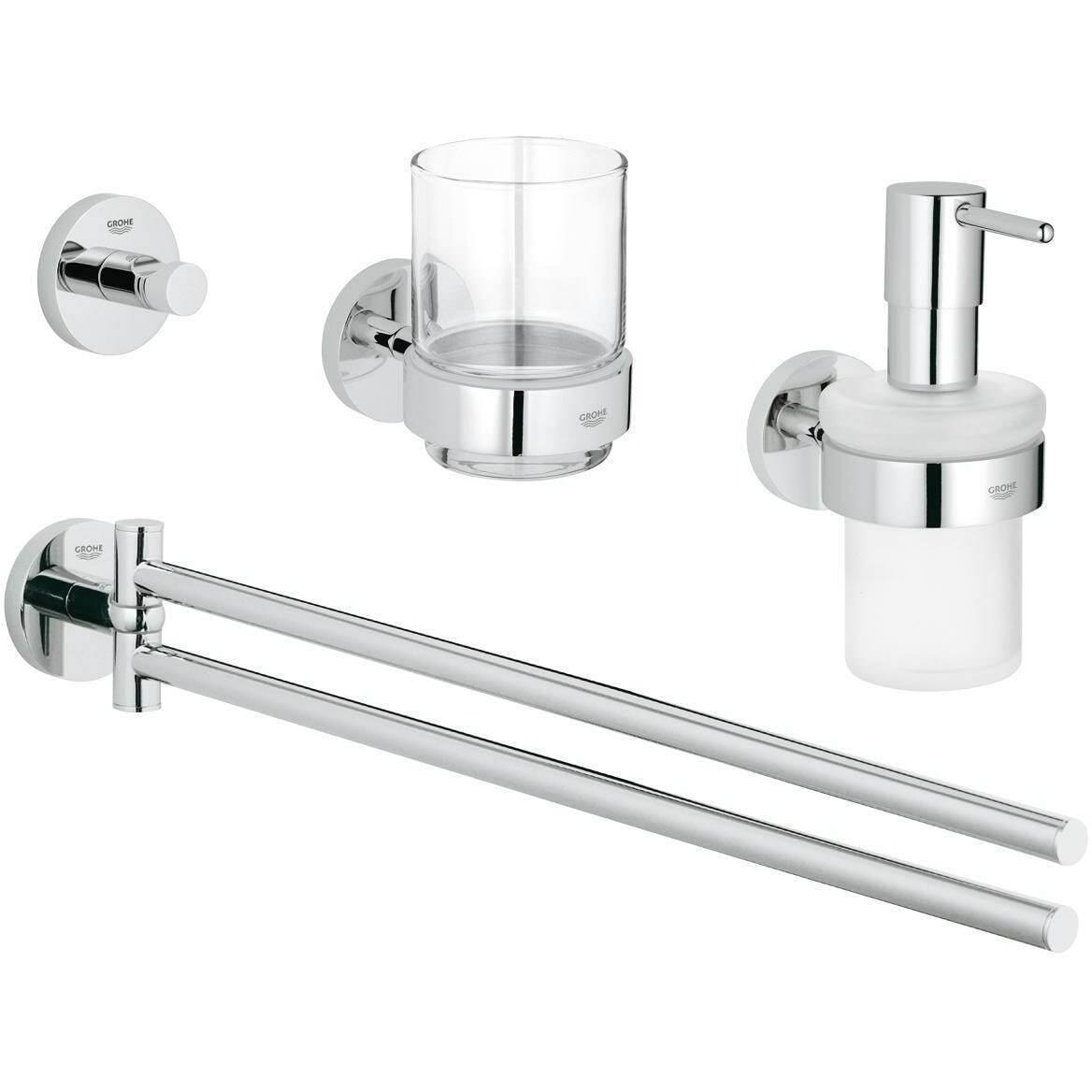 Grohe, Handtuchhalter + Handtuchhaken, Essentials