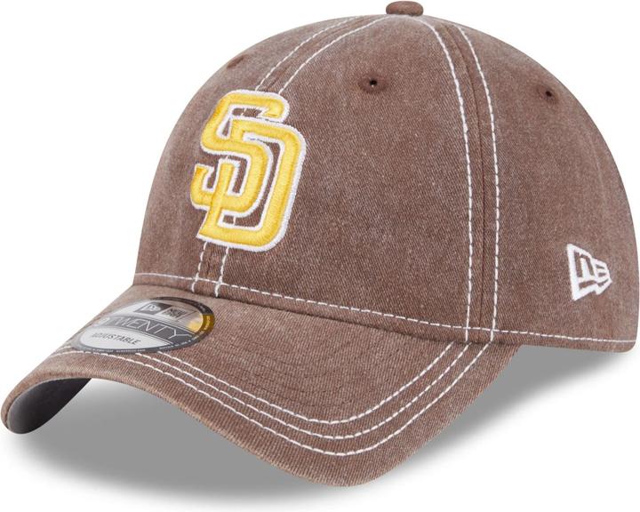 Actual product image New Era 9Twenty Cap - Washed San Diego Padres Vintage Braun