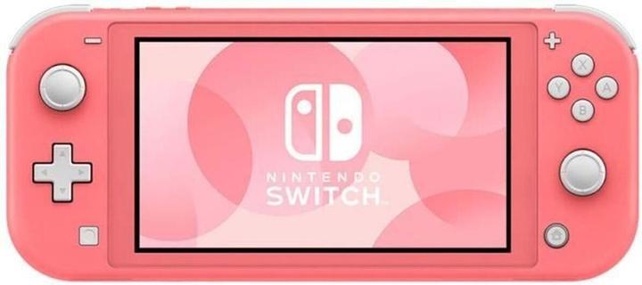 Actual product image Nintendo ​ Switch Lite - Animal Crossing New Horisons Bundle - Coral