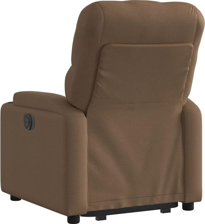 Immagine prodotto VidaXL Poltrona relax con ausilio per l'alzata Poltrona elettrica per la TV Poltrona in tessuto marrone
