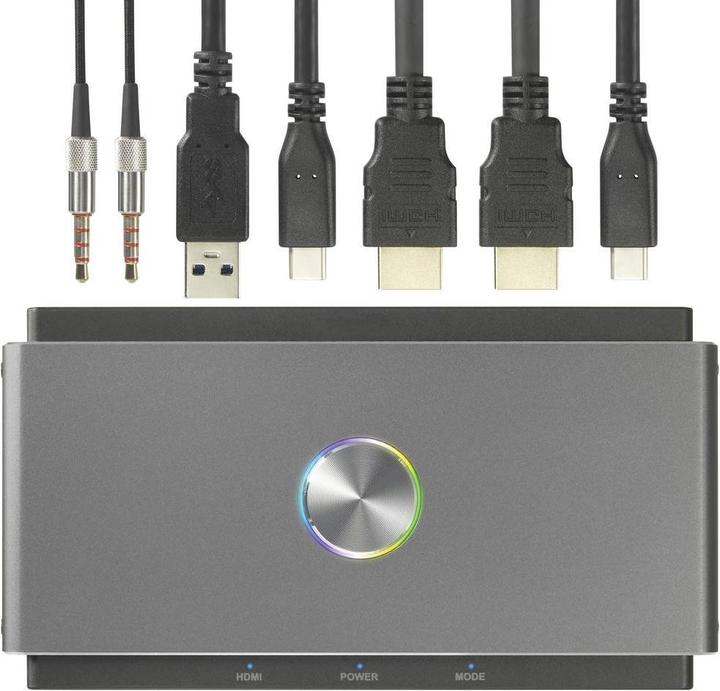 Produktbild Renkforce RF-HVC-400 1 Port Video Capture System USB HD-Aufzeichnung, Livestream-Funktion