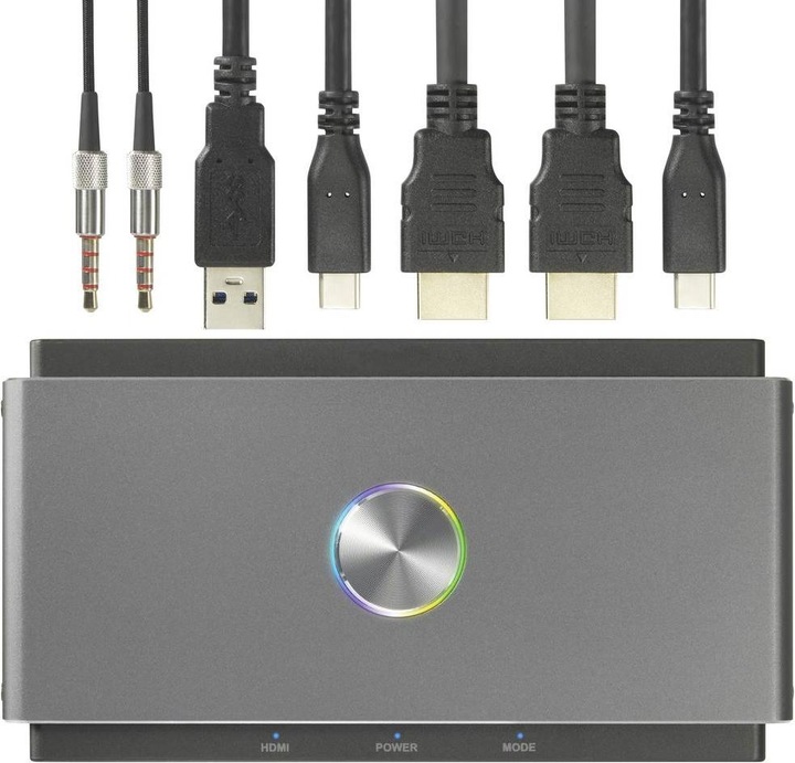 Produktbild Renkforce RF-HVC-400 1 Port Video Capture System USB HD-Aufzeichnung, Livestream-Funktion