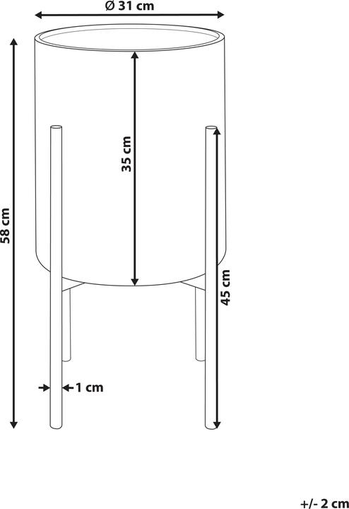 Produktbild Beliani Aubrieta (31 x 58 cm)
