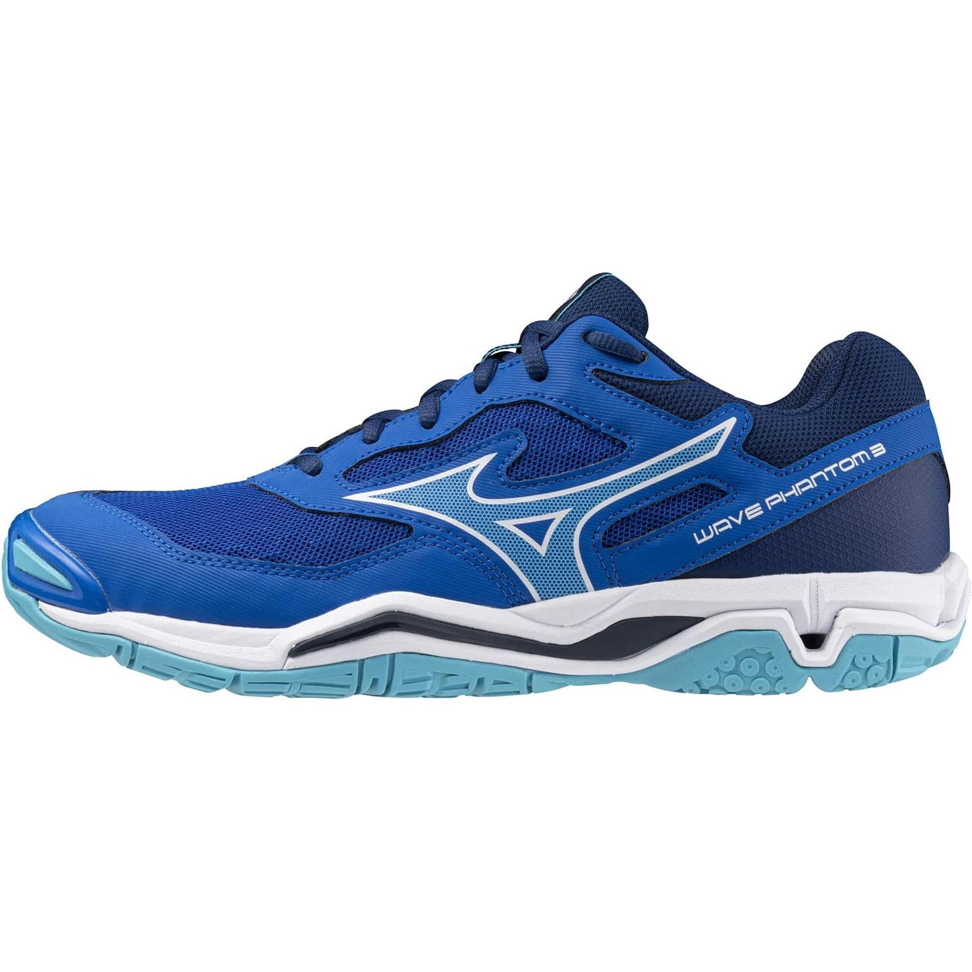 Mizuno, Unisex, Hallenschuhe, Wave Phantom 3 (43), Blau