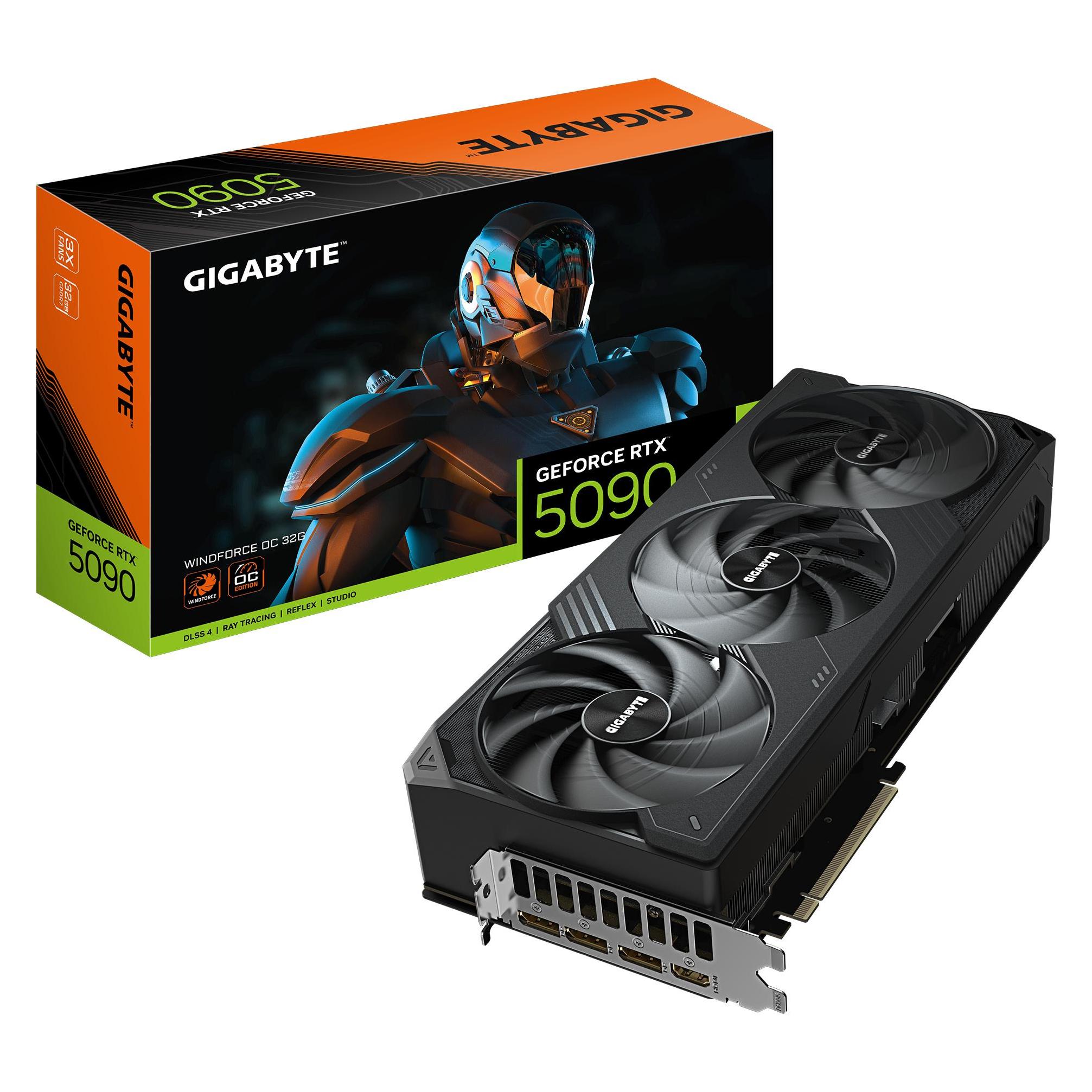 Gigabyte GeForce RTX 5090 WINDFORCE OC (32 GB, GDDR7), Grafikkarte