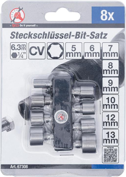Produktbild BGS Steckschlüssel-Bit-Satz (6,3 mm)