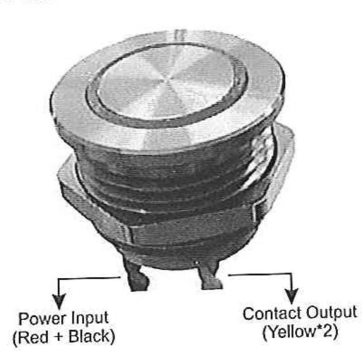 Image du produit Renkforce Bouton-poussoir de sonnette avec piezo 25 mm LED