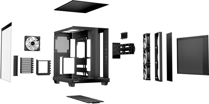 Actual product image be quiet! Light Base 500 LX Black (schwarz) (mATX, Mini-ITX, ATX)