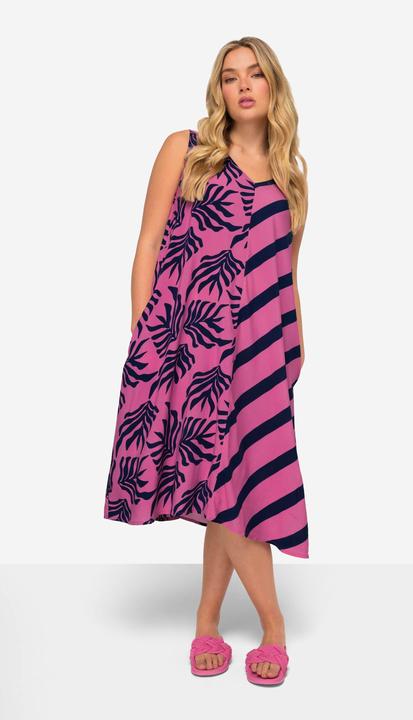 Image du produit Laurasøn Kleid, A-Line, Print-Mix, V-Ausschnitt, ärmellos (XXL)
