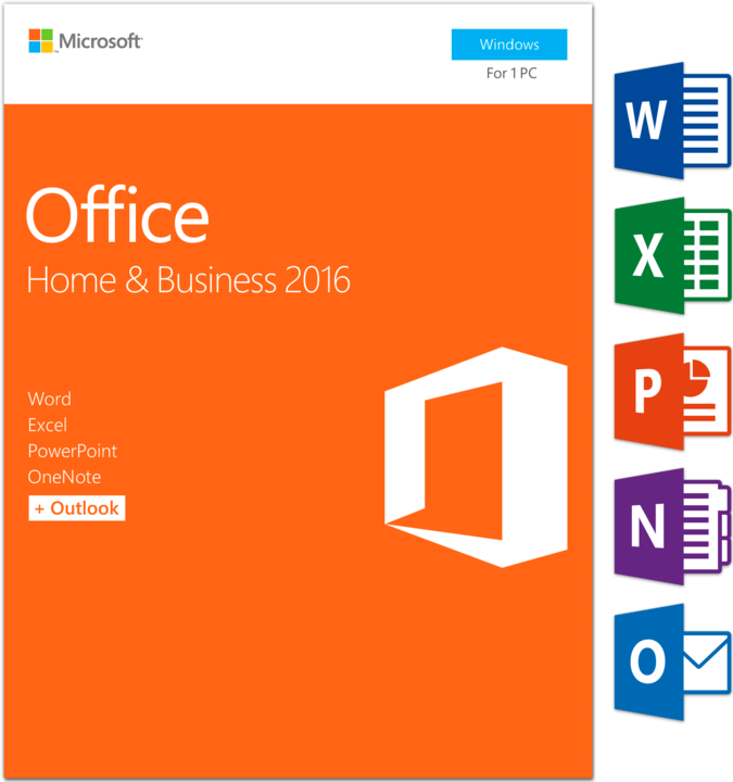 Produktbild Microsoft Office Home & Business 2016 (1 User, unbegrenzt)