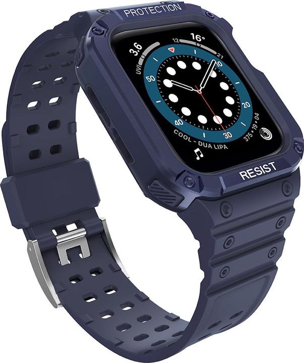 Immagine prodotto Hurtel Protezione della fascia del cinturino con custodia per Apple Watch 7 / SE (41/40 / 38 mm) Custodia (Materiale sintetico, TPU)