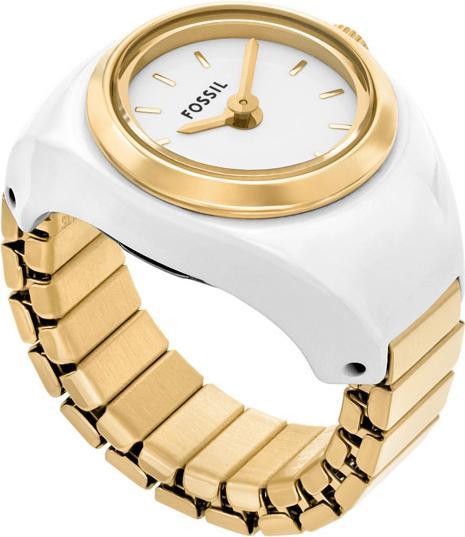 Immagine prodotto Fossil WATCH RING Dames Horloge 15 mm - Goudkleurig (15 mm)