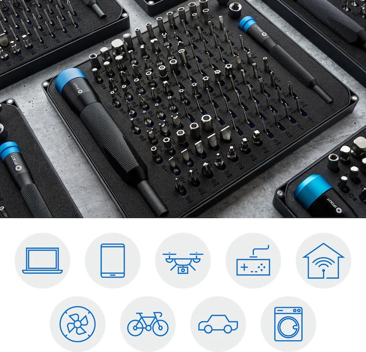 Actual product image iFixit Manta Precision Bit Set (PH00, PH2, PH1, PH0000, PH0, PH3)