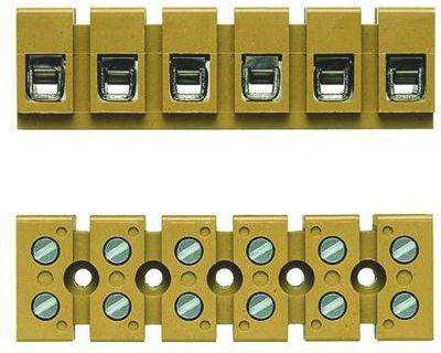 Actual product image Weidmüller Terminal strip 4p bg 24A 0.5-2.5qmm Duropl 0274020000