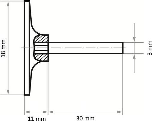 Actual product image Rubber sanding disc Velcro