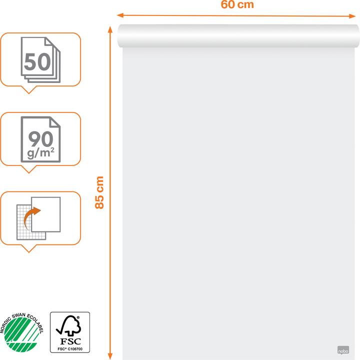 Image du produit Nobo Pad pour paperboard Premium