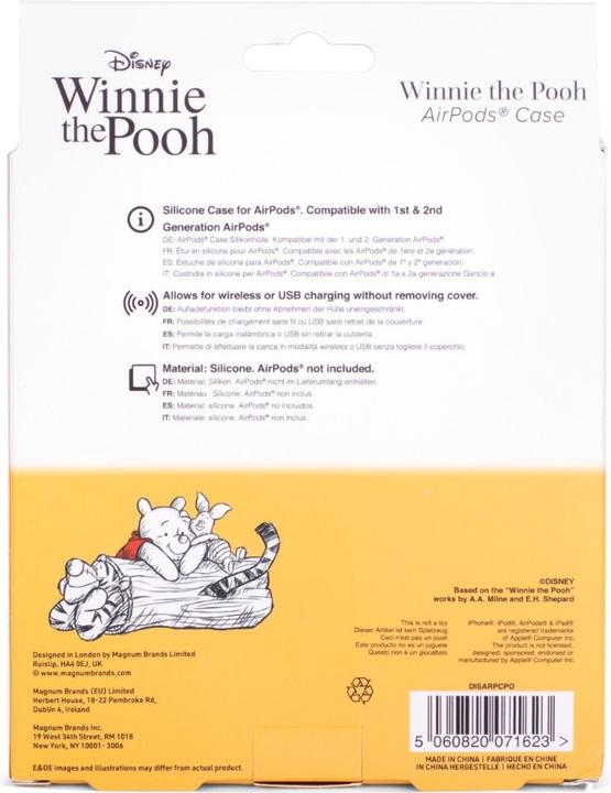 Actual product image 3D AirPods Case Pooh (Headphone sleeve)