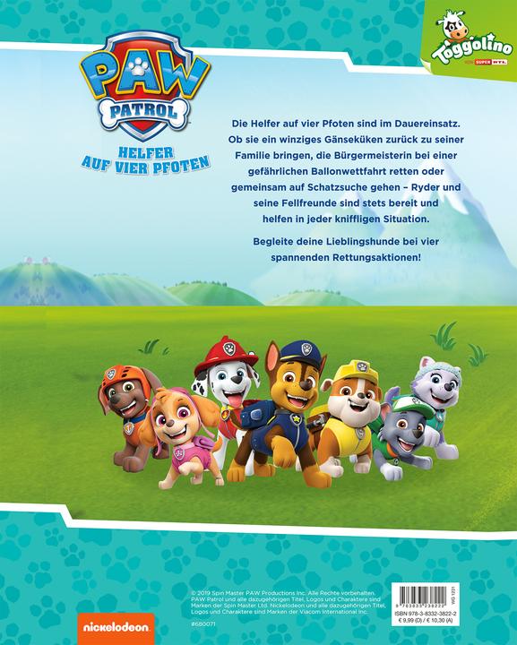 Immagine prodotto Panini PAW Patrol: Meine Lieblingsgeschichten (Tedesco, Eva-Regine Rauch, Harry Moore, Illustrazioni MJ, Weber Claudia, 2019)