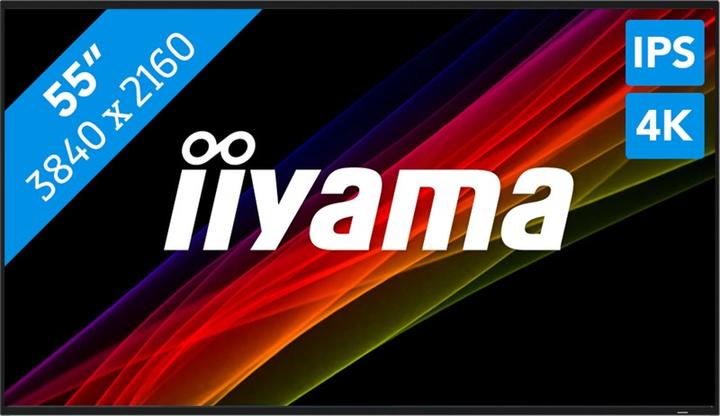 Image du produit iiyama 55 3840X2160 UHD IPS PANEL (3840 x 2160 pixels, 54.60")
