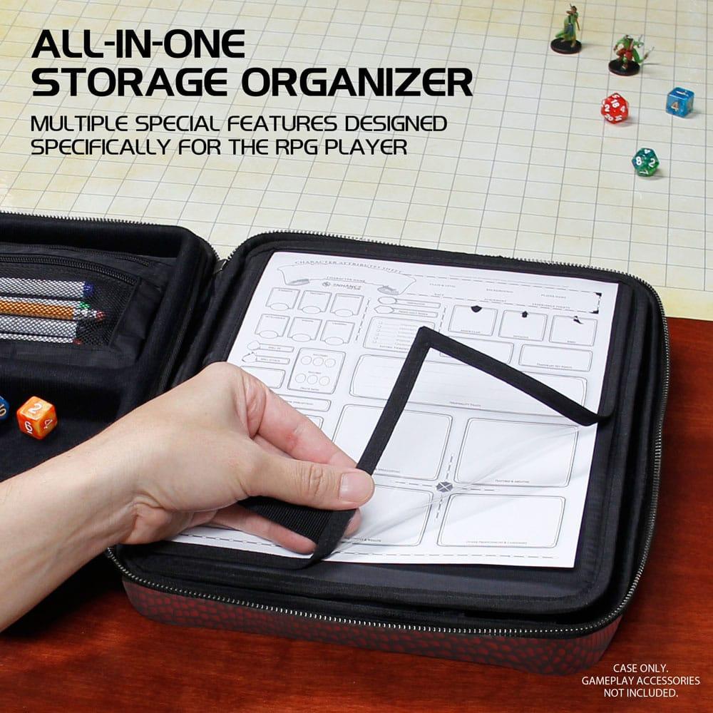 Thumbnail - Enhance Tabletop RPG Organizer Case Collector's Edition Red Dragon Scales, Weiteres Gaming Zubehör