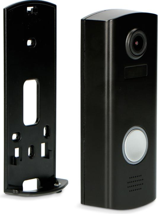 Actual product image Alecto WLAN doorbell with camera, black (Wi-Fi)