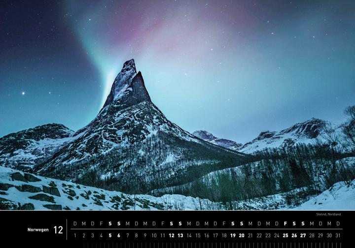 Immagine prodotto Calendario Premium Norvegia 2026 (50 x 35 cm)