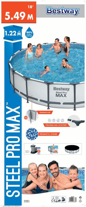 Produktbild Bestway Steel Pro Max Set (549 x 122 cm)