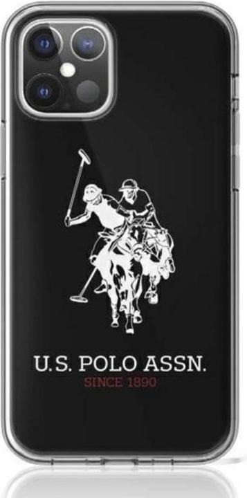 Produktbild U.S. Polo US Polo USHCP12STPUHRBK iPhone 12 Mini 5.4 "Black / Black Glossy Large Logo (Apple iPhone 12 mini)