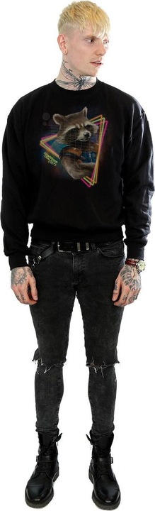Produktbild Guardians Of The Galaxy Neon Rocket Sweatshirt (XL)