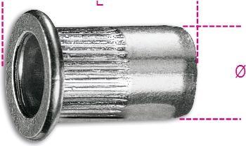 Produktbild BETA 017420024 1742R-Al M4 Blindnietmuttern 6x12 mm