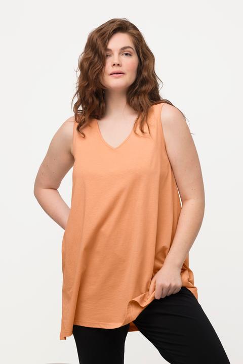 Actual product image Ulla Popken Eco Cotton Natural Color Tunic Tank Top (50, 52)