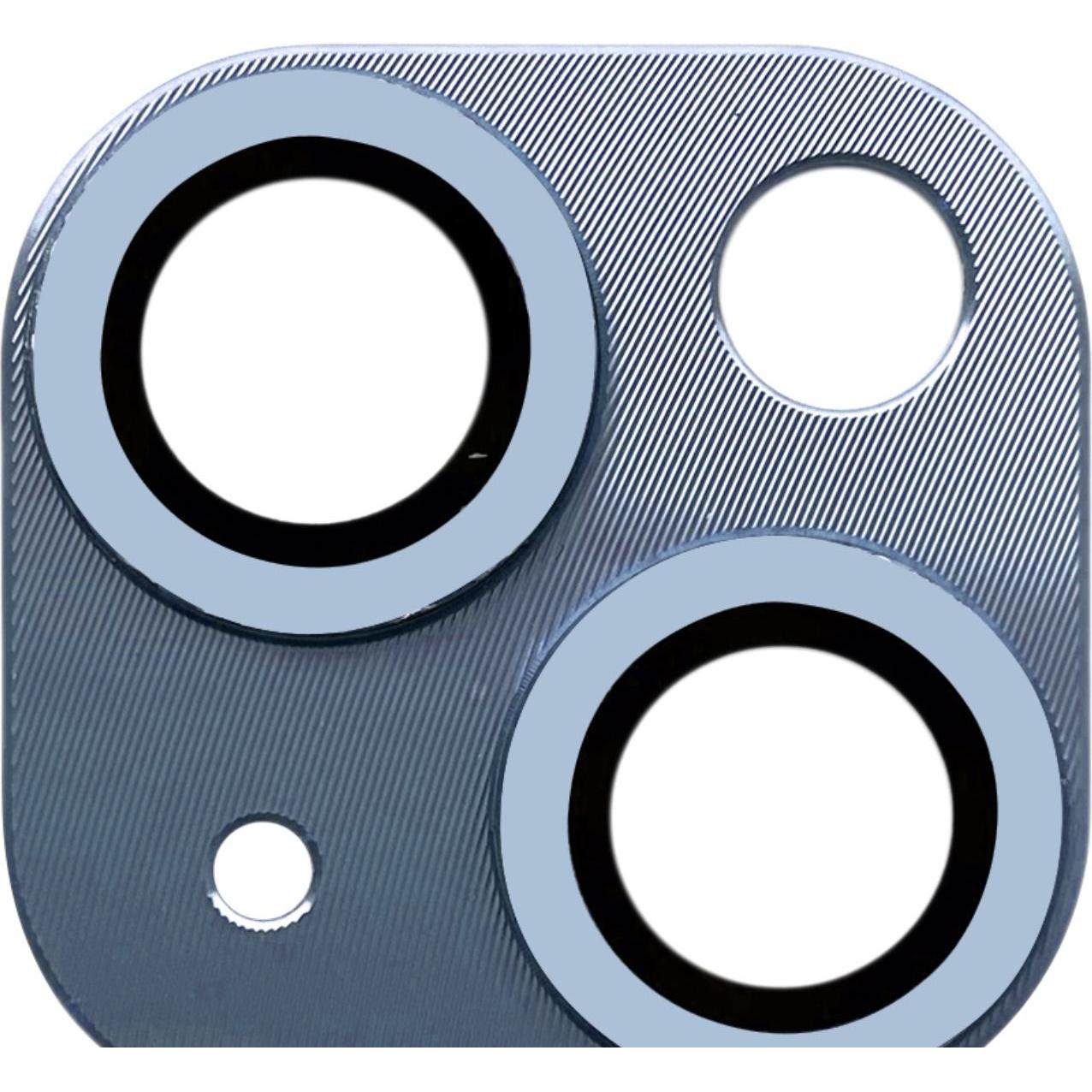 Peter Jäckel FUN Camera Protect Inlay für Apple iPhone 13/ 13 Mini Blue (1 Stück, Apple iPhone 13), Smartphone Schutzfol...