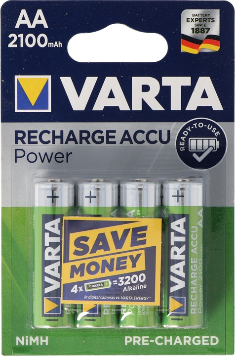 Varta Recharge Accu Power (4 pcs., AA, 2100 mAh)