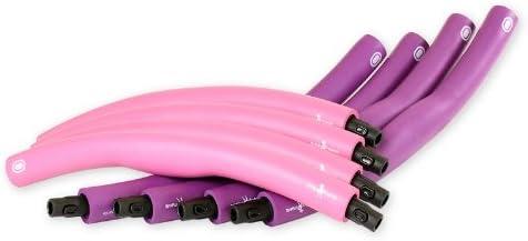 Produktbild Hoopomania Hula Hoop Reifen mit Schaumstoff 1,2kg pink violett (100 cm, 1200 g)