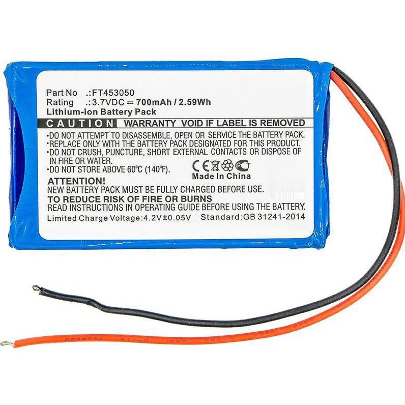 CoreParts Battery for Jbl Speaker (1 Zellen, 700 mAh), Notebook Akku, Blau