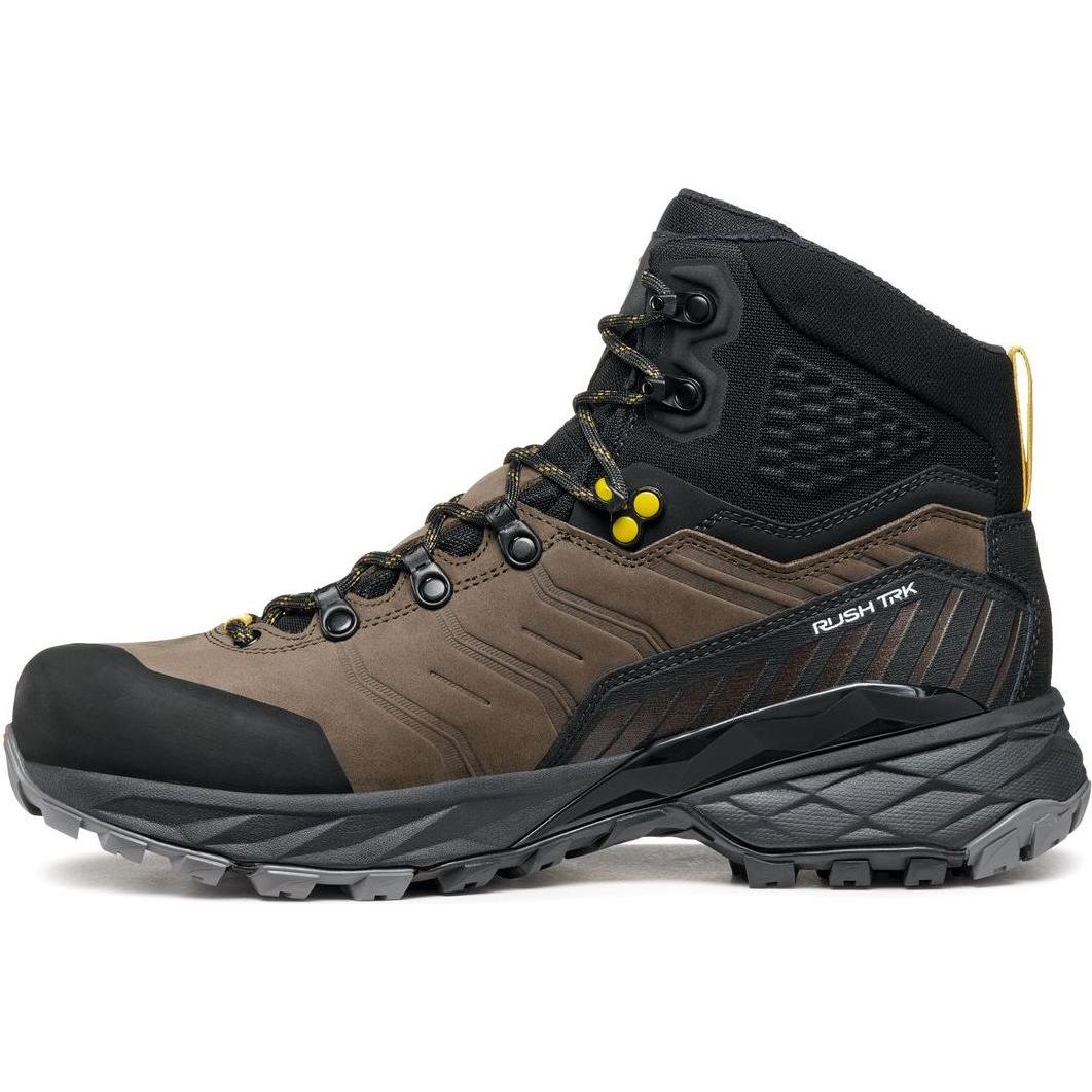 Scarpa, Herren, Wanderschuhe, Rush Trek Pro GTX (40.5), Schwarz