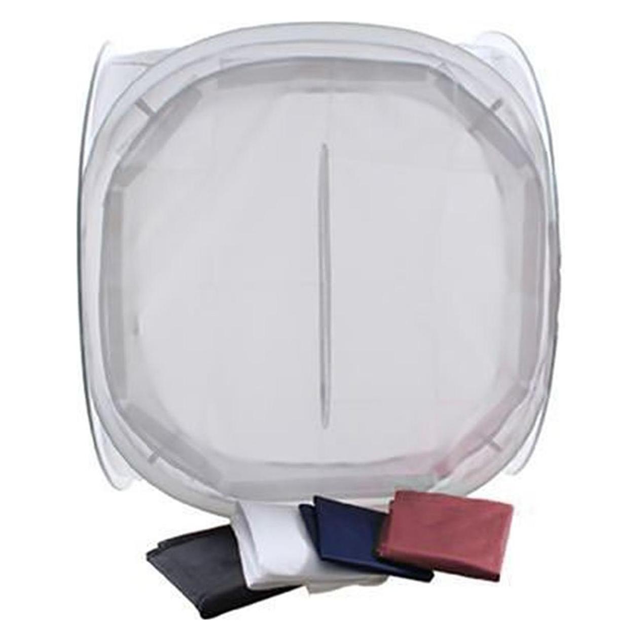 Falcon Eyes Aufnahmezelt Lfpb-3 90x90 Faltbar (90 cm), Hintergrundsystem, Blau, Rot, Schwarz, Weiss