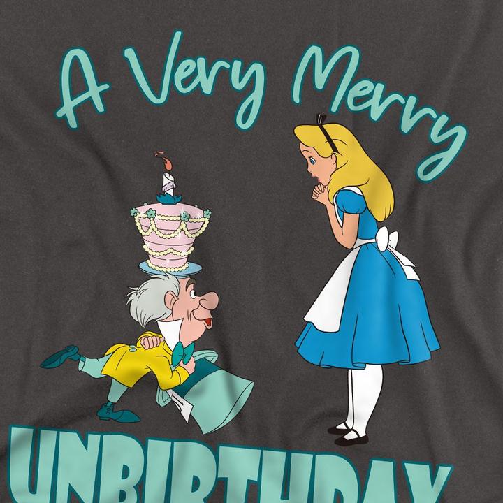 Image du produit Alice In Wonderland - T-shirt VERY MERRY UNBIRTHDAY TO ME - Adulte (L)