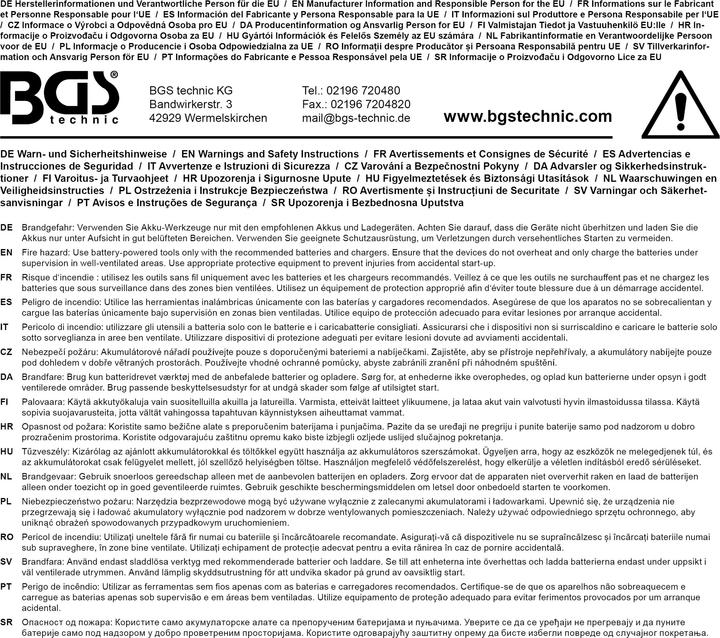 Produktbild BGS Akku-Schlagschrauber-Satz | bürstenlos | 550 Nm | 18 V | mit Akku und Schnell-Ladegerät