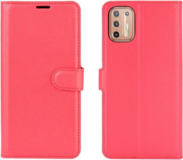 Produktbild MU Classic Litchi Leder Bookcover Series (Motorola Moto G9 Plus)