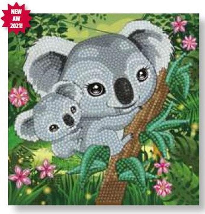 Produktbild Craft Buddy Koala Hugs Crystal Art Card