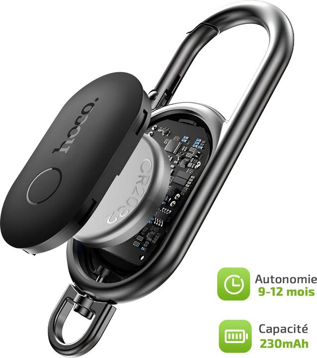 Produktbild Hoco Wireless headphones Locator compatible with Apple Find My E91J black (Android, iOS)