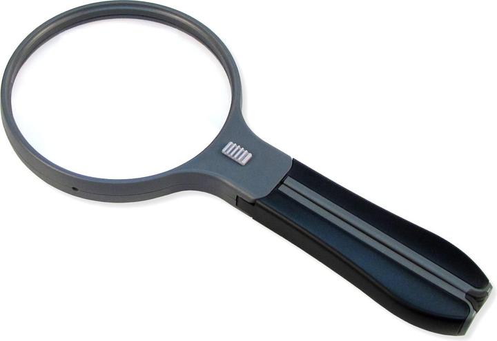 Carson Optical HF-11 split handle magnifier Freehand magnifier with illumination