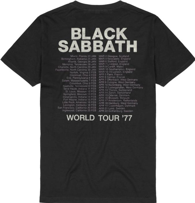 Produktbild Black Sabbath World Tour 1977 (M)