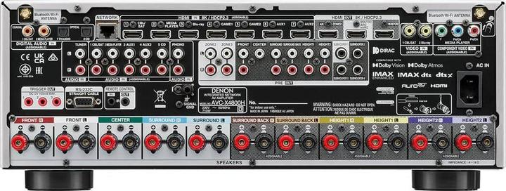 Immagine prodotto Denon AVC X4800H (9.4 Canale, FM)